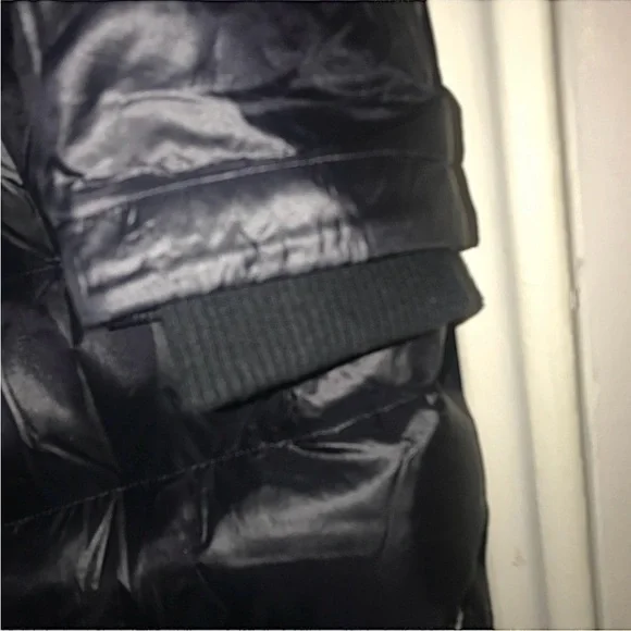 Black Sorel Tivoli Mid-length Down Puffer Coat - Picture 6 of 14